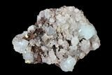 Lustrous Hemimorphite Crystal Cluster with Mimetite - Congo #148440-1